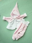 Baby Set, rosa-weiß